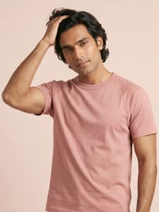 T-shirt classique pour homme, bleu, col rond, manches courtes, coupe classique, décontracté, en coton, pour tous les jours, la gym, les voyages et les sorties - Product Image 3