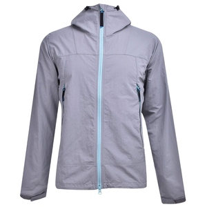 <b>Men's</b> Waterproof Quarter-Zip Hooded Windbreaker <b>Jacket</b> Color Blocking Blue <b>White</b> Casual Outdoor Autumn Wear - Product Image 5