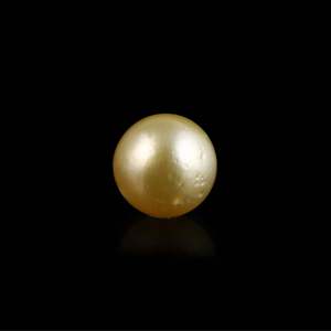 Perle dorée artisanale de 3,75 carats, pierre précieuse en vrac pour bijoux fins - Product Image 1