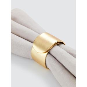 Modern Brass Flower Napkin <b>Ring</b> 4.5cm Width Table Decoration Accessory Wedding Decor Gold Color Napkin <b>Ring</b> <b>Cheap</b> Price - Product Image 4