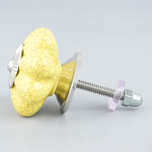 Hardware Ceramic Flower-Shaped <b>Knobs</b> <b>for</b> Cabinet Drawer Pulls Colored Home With Drawer Design Traditional <b>Dresser</b> Pull Handle - Product Image 3