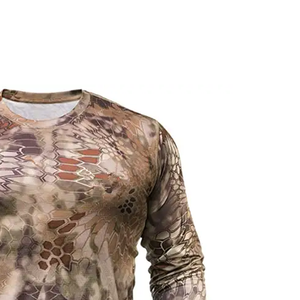Unisex Long Sleeve Camouflage Print Soft Shell Hunting Pants Windproof <b>Waterproof</b> Breathable Moisture-Wicking Polyester Wear - Product Image 3