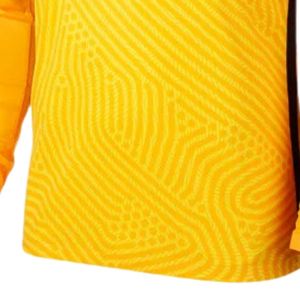 เสื้อฟุตบอลแขนยาวสีเหลืองสำหรับผู้ชาย แบบซับลิเมชั่น ผลิตจากโพลีเอสเตอร์ เหมาะสำหรับการฝึกซ้อมและการแข่งขันกีฬา - Product Image 6