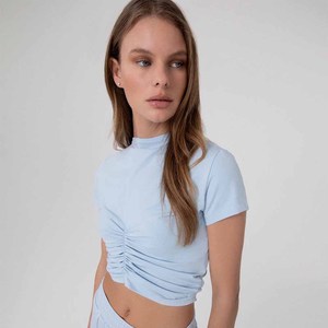 Camiseta Corta de Manga Corta para Mujer en Oferta, Camisetas de Mujer de Algodón de Alta Calidad con Nuevo Diseño - Product Image 5