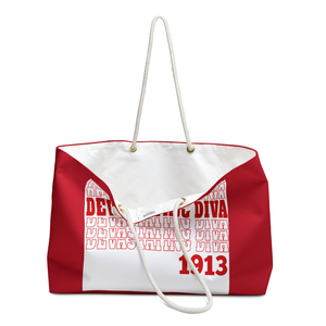 Devastating Diva 1913 Weekender Tote <b>Bag</b> DST Sorority Travel <b>Bag</b> Soror Graduation Birthday Gift Tote - Product Image 2