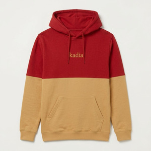 Sudadera con capucha de alta calidad, mezcla de algodón y forro polar, extragrande, para hombre, ecológica, con bordado sólido y diseño personalizado. - Product Image 5