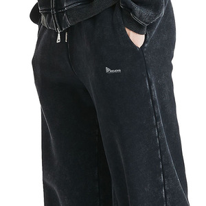 Top Quality Acid Wash Tracksuit Set Heavy GSM Cotton Hoodie <b>Jogger</b> <b>Oversized</b> Fit Unisex Streetwear Casual Wear - Product Image 4