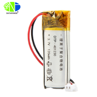 Batterie au lithium polymère solide certifiée personnalisée pour jouet Li-Ion Pouch 3.7V 401230 100mAh 110mAh 120mAh Batterie Lipo