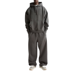 Chándal Unisex con Capucha y Logotipo Personalizado, Lavado Ácido, Estilo Urbano, de Felpa Francesa, Ecológico, para Hombre - Product Image 3