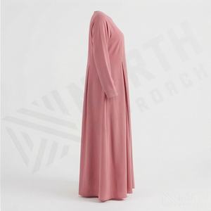 ผู้ผลิตชุดอาบายะผ้าซาตินแบบเรียบง่ายตามสั่ง OEM ดีไซน์ใหม่ล่าสุด ชุดคาฟตันทันสมัยสำหรับสุภาพสตรี ชุดเดรสยาวทรงสวยสง่า - Product Image 3