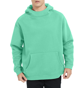 Sweat-shirts à capuche pour hommes, coupe classique, 100% coton, logo brodé, motif uni, tricotés, pour l'automne, Qianlong 200g - Product Image 5