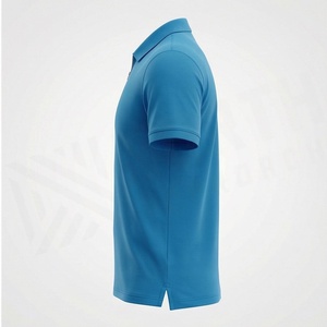เสื้อโปโลผู้ชายทรงเข้ารูป แขนสั้น ผ้าโพลีเอสเตอร์ สวมใส่สบายๆ สำหรับกอล์ฟ ผ้าฝ้าย ไซส์ใหญ่ สีตามสั่ง - Product Image 3