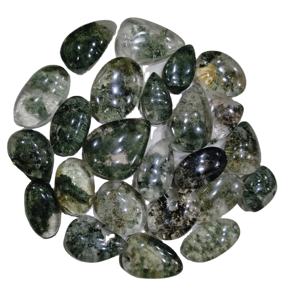 Venta al por mayor de gemas KHUSHI: Colgante de cuarzo natural de jardín, cristal curativo en forma de gota, cuarzo fantasma de lodolita en bruto. - Product Image 6