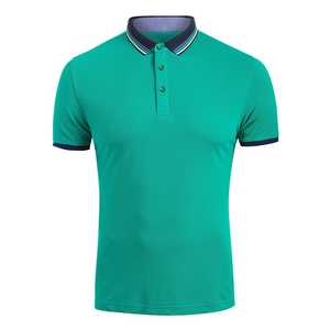 เสื้อโปโลผู้ชายแขนสั้นผ้าฝ้ายลำลอง - Product Image 4