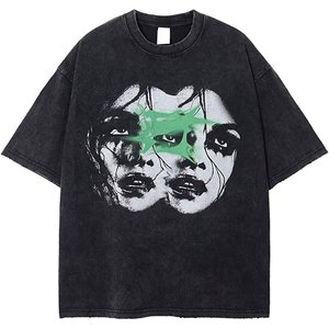 Nuevas Camisetas Personalizadas con Logotipo para Hombre, Camisetas de Algodón de Alta Calidad, Manga Corta, Holgadas, Transpirables, con Hombros Caídos, Estilo Urbano - Product Image 1