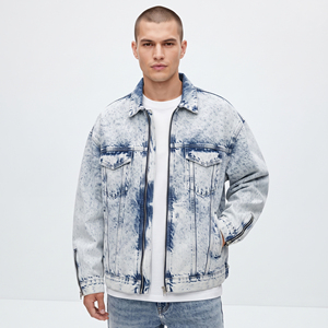 Women Washed Denim <b>Zip</b> <b>up</b> <b>Jacket</b> Baggy Vintage American Denim <b>Jacket</b> Women's American-style Vintage Denim <b>Jacket</b> Striped - Product Image 6