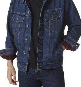 Denim <b>Jean</b> Jacket For Men Stylish Casual Outwear Wholesale Custom Made Durable Button Up Coat High Quality Winter Jacket - Product Image 3