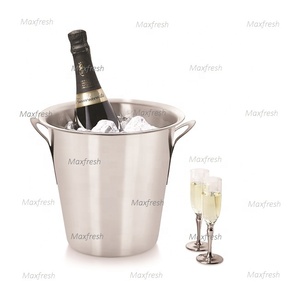 Maxfresh Tulip Wine Bucket Metal <b>Ice</b> Bucket for Wine Cooler Champagne <b>Ice</b> Bucket for Celebration - Product Image 2