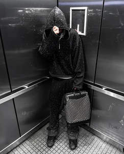 Ensemble de survêtement personnalisé avec sweat à capuche évasé et pantalon pattes d'éléphant - Product Image 2