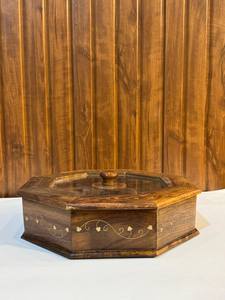 Caja de Especias de Madera Natural Premium Hecha a Mano, Moderna y de Lujo, con Compartimentos Separados, Tapa y Embalaje de Cartón para Uso Doméstico - Product Image 4