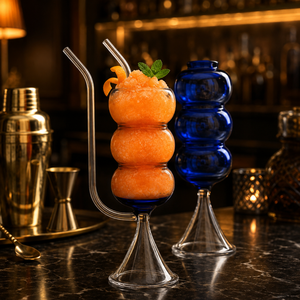 Verres à cocktail en borosilicate faits à la main de 220 ml, sans plomb, coupe Martini, verrerie de bar, réutilisables, vente en gros - Product Image 6