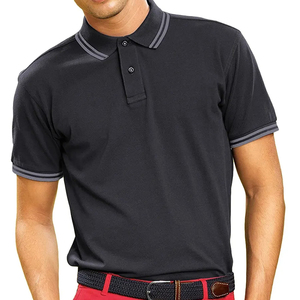 Camisetas polo de algodón para hombre, manga corta, tela transpirable, para ropa promocional corporativa, cadena de suministro. - Product Image 1