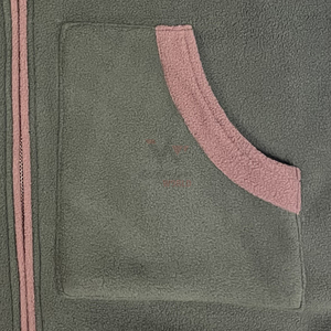 Gilet en polaire vert olive de haute qualité, veste sans manches décontractée pour l'automne, unisexe, pour l'extérieur - Product Image 4
