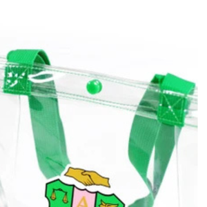 Green Clear Stadium Crossbody Bag Transparent <b>PVC</b> Shoulder Purse with Zipper Closure Adjustable Strap Sports Concert Event - Product Image 4