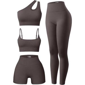 Ropa Deportiva Personalizada para Mujer 2024, Conjunto de Yoga sin Costuras, Ropa Deportiva de 3 Piezas, Conjunto de Gimnasio, Conjunto de Fitness, Conjuntos de Yoga - Product Image 1