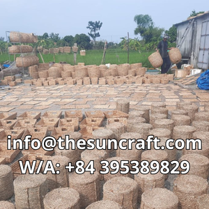 Natural Seagrass Tray Decorative Storage <b>Basket</b> For Chic Bedroom Nightstands And Personal Jewelry <b>Display</b> - Product Image 4