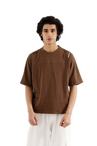 เสื้อยืดคอกลมทรงบ็อกซ์ฟิตสไตล์วินเทจ ผ้าคอตตอน 100% ทรงโอเวอร์ไซส์ ไหล่ตก ขายส่ง ราคาพิเศษ - Product Image 6