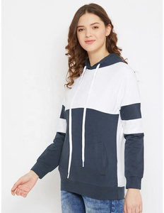 Sudadera con capucha personalizada para mujer 2026, informal, con cremallera, ajuste ceñido, cómoda, transpirable, con cordón, 100% algodón polar, invierno, GSM personalizado - Product Image 2