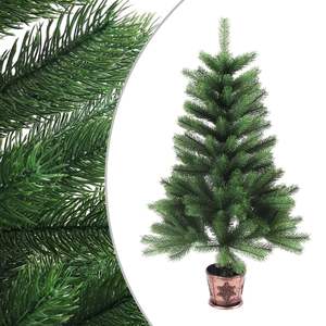 2 ft albero di natale artificiale verde con aghi realistici prodotto realistico e durevole - Product Image 1