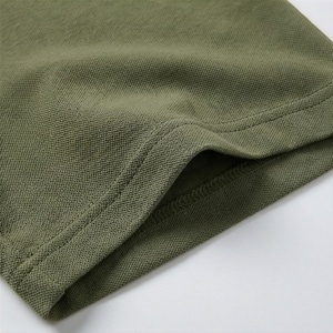 เสื้อโปโลผู้ชายแบบสบายๆ คุณภาพสูง สีสันตามสั่ง โลโก้สั่งทำได้ เนื้อผ้าหนา ระบายอากาศดี เหมาะสำหรับกีฬากอล์ฟและกิจกรรมกลางแจ้ง - Product Image 6