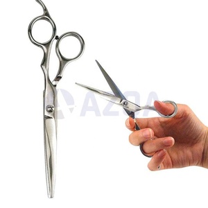 กรรไกรตัดผมมืออาชีพ สแตนเลส ใบมีดคม พร้อมซองหนัง สำหรับร้านทำผม - Product Image 3