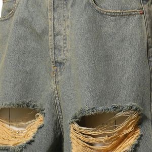 Pantalones Cortos de Mezclilla Elegantes al por Mayor para Hombre, Estilo Casual de Verano de Alta Calidad con Bolsillos, para Exportación - Product Image 3