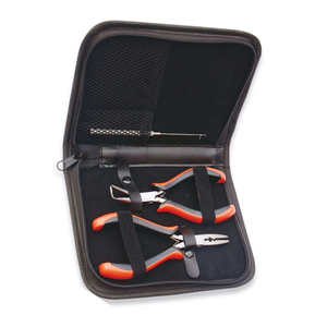 Top Quality Needle Nose Hair Extension <b>Pliers</b> Kit German Stainless Steel Hair <b>Pliers</b> Tool <b>Set</b> With Grip Handle And Zipper Pouch - Product Image 6