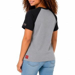 T-shirt décontracté pour femme, coupe ample, style relaxé, tissu respirant et look moderne, idéal pour le quotidien et la rue - Product Image 3