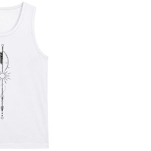 <b>White</b> <b>Men</b> Sleeveless Tank Top With Palm Tree Graphic Print Casual Summer <b>Vest</b> Gym Fitness Workout Muscle Shirt Cotton Beachwear - Product Image 4