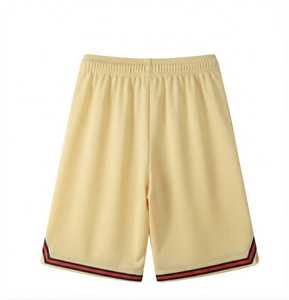 Pantalones Cortos de Baloncesto Transpirables para Hombre, Color Naranja Claro, Personalizados, de Malla, Secado Rápido, Cintura Elástica, Ropa Deportiva Informal de Verano para Gimnasio, 100% Algodón - Product Image 2