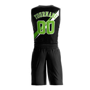 Tenues de sport respirantes et anti-humidité avec logo personnalisé, dernière conception, grandes tailles, uniforme de basketball personnalisé par sublimation - Product Image 6