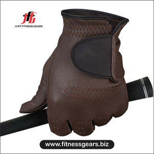 Gants de sport JUST FITNESS GEARS en cuir de mouton Cabretta de qualité supérieure, avec poignées, sangle de poignet réglable et fermeture auto-agrippante, légers - Product Image 2