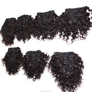 Ajoutez du volume et de la souplesse instantanément avec des extensions de cheveux bouclés à clipser - 100% cheveux humains, faciles à appliquer, naturelles et sans couture - Product Image 5