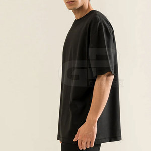 T-shirts pour hommes en tissu doux inspiré des tendances, 100 % coton, conçus pour la salle de sport, l'entraînement, l'usage quotidien et le style streetwear décontracté. - Product Image 4