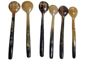 Wholesale Customized Highly Polished and Best Quality Handcrafted Natural Horn <b>Spoon</b> for Home Hotel and Restaurants From India - Product Image 5