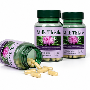 Capsules d'extrait de chardon-marie naturel certifiées GMP, fabricant OEM ODM pour l'exportation - Product Image 3