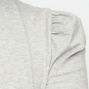 T-shirt décontracté d'été pour femme, col roulé, manches longues, coupe classique, en tissu non tissé, 100 % coton biologique, respirant, écologique, avec logo - Product Image 2