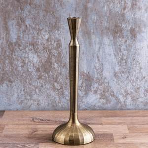 Portavelas Decorativo de Metal Brillante, Pieza Hecha a Mano de Primera Calidad para Restaurante, Hotel, Decoración Interior Elegante, Coleccionable - Product Image 1
