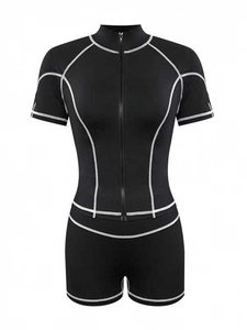 Ensemble de yoga streetwear hiver unisexe 2026, nouveau, avec logo personnalisé, 2 pièces : sweat à capuche zippé et short - Product Image 5