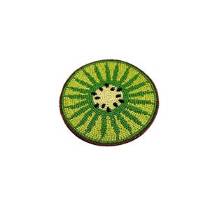 Colour full seed beads coasters handmade <b>cup</b> beads coaster from India at best price for home and hotel coasters - Product Image 1